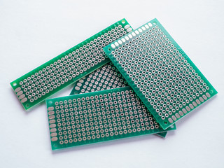 Double side prototype universal printed circuit boards