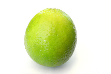 Lime. Round lime. Lime on an isolated background.