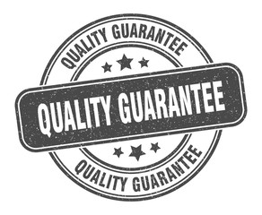 quality guarantee stamp. quality guarantee label. round grunge sign