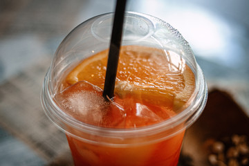 orange drink
