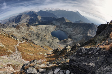 Obraz premium High tops of Polish Tatra Mountains National Park in Zakopane Poland