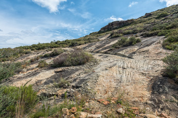 Off-road trail at Uithoek near Fouriesburg