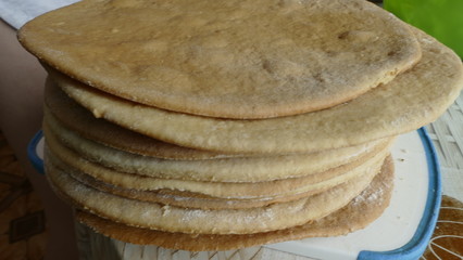 preparation of chocolate-nut cake