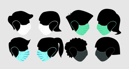 face mask for people seafty form coronavirus.