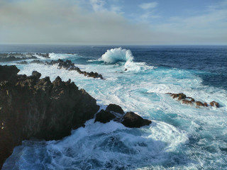 porto moniz natural swimming pool in Madeira