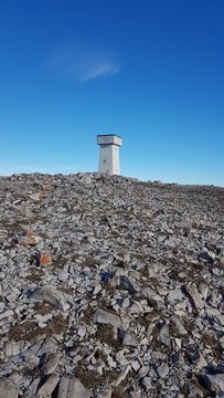 Top of the Slavnik mountain in Slovenia