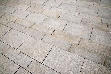 Stone floor close up