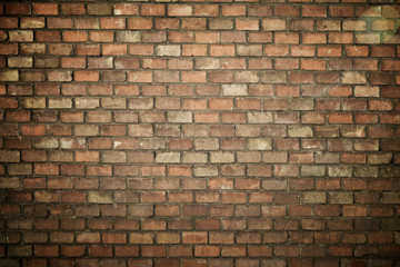 Old brick wall view