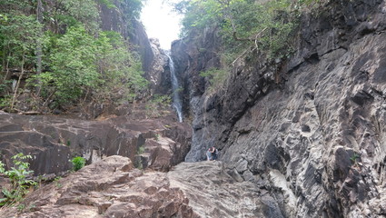 Obraz premium waterfall in the mountains