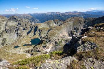 Landscape from Malyovitsa peak, Rila Mountain, Bulgaria