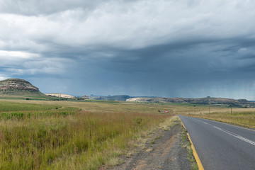 Landscape on road R26 to the south of Fouriesburg