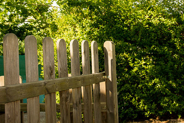 fence of a garden