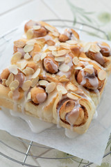 自宅でパン作り　シナモンロールブレッド