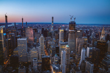 Fototapeta premium Uptown Manhattan Skyline 