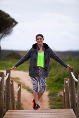 Woman exercising in outdoor