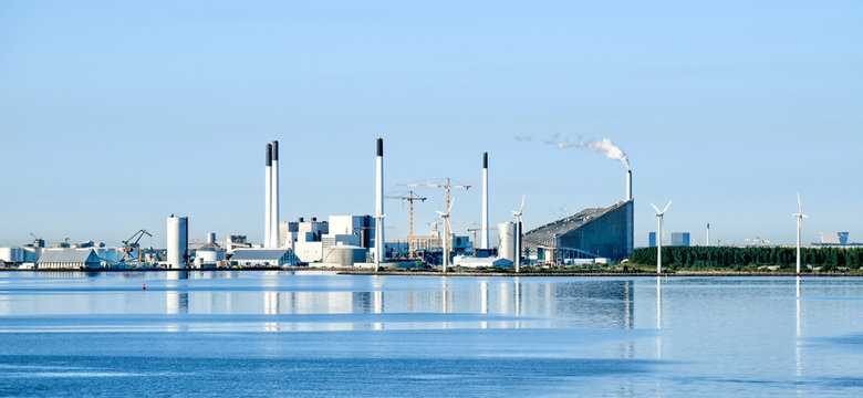 Incineration plant Amager Slope (Amager Bakke) in Copenhagen, Denmark