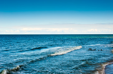 The Baltic Sea. Svetlogorsk. Russia