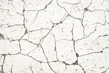 cracked concrete wall