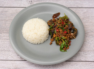 Thai food mixed dishes 