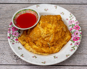 Thai food mixed dishes 