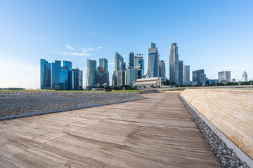 Naklejka premium city skyline
