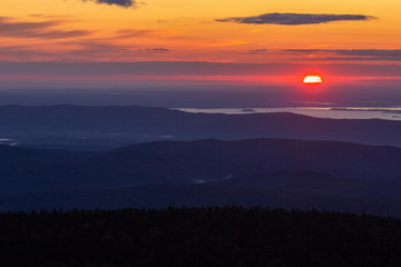 Mountain landscape panorama
