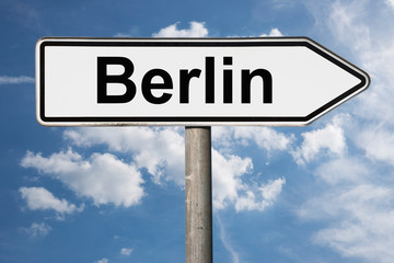 Obraz premium Wegweiser Berlin