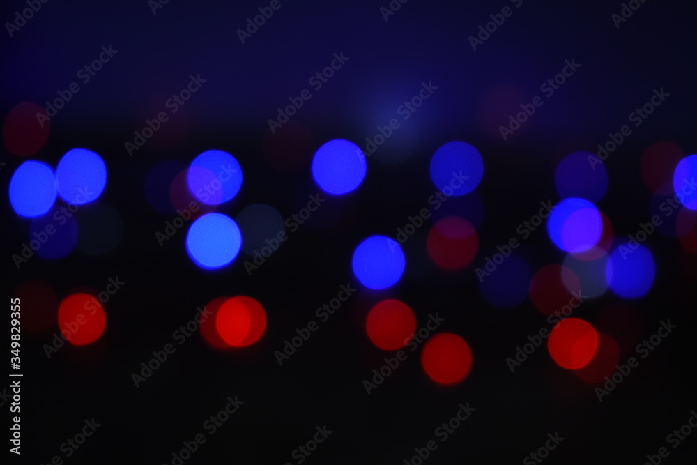 Wall mural multipurpose dark blur bokeh background