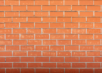 Red brick wall as abstract background