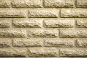 Bricks wall background. Old grey brick texture. Copy space. Grungy pattern banner