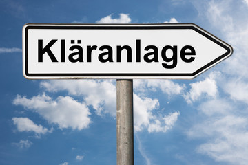 Wegweiser Kläranlage