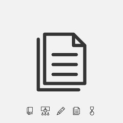 Fototapeta premium documents icon vector illustration design