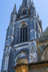 Cathedral in the historical city of Bayonne in France. Europe