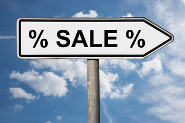 Obraz premium Wegweiser Sale