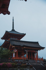 Pagoda en el templo japon&eacute;s Kiyomizu-dera
