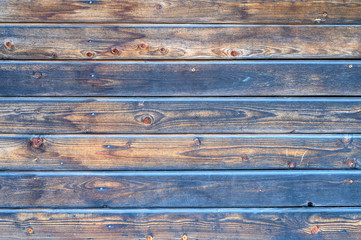 wooden boards background. aged burned black and blue wooden planks