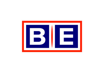 Initial Monogram Letter B E Logo Design Vector Template. Graphic Alphabet Symbol for Corporate Business Identity