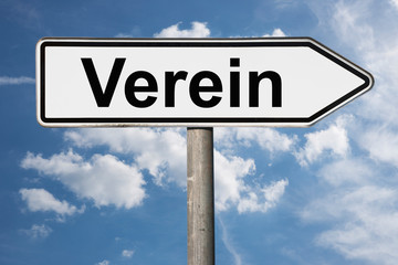 Obraz premium Wegweiser Verein