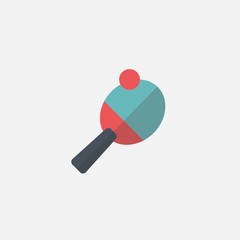 table tennis icon vector illustration design