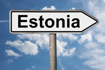 signpost Estonia