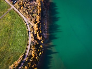 Autumn at the St&ouml;rmthaler lake near Leipzig