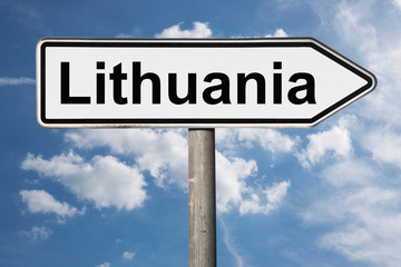 signpost Lithuania