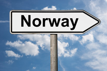 signpost Norway