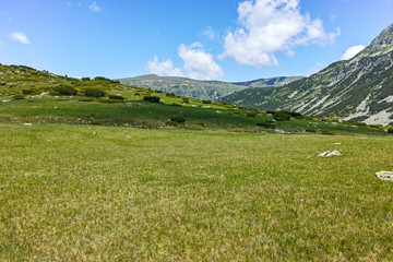 Fototapeta na wymiar Landscape near The Fish Lakes, Rila mountain