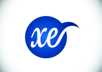 Initial Monogram Letter X E Logo Design Vector Template. Graphic Alphabet Symbol for Corporate Business Identity