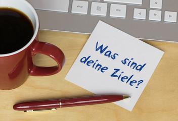 Was sind deine Ziele?