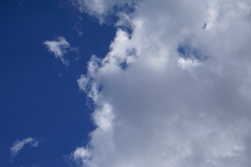 Clouds on blue sky for background concept