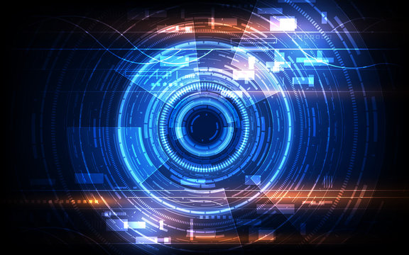 sci fi tech cyber futuristic design concept background