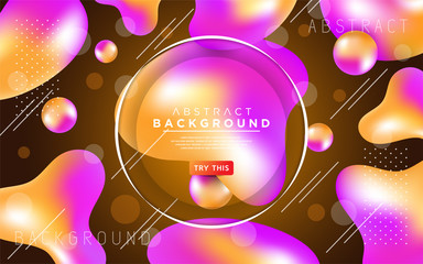 3d colorful dynamic liquid realistic abstract dynamic background design.