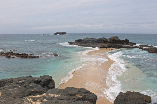 Ponta Boi on the north coast of Principe island, São Tomé and Príncipe.